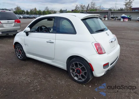 2015 Fiat 500 Sport from USA, damaged, VIN 3C3CFFBR4FT501774